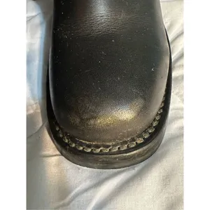 FRYE Black Leather Riding Boots Size 5.5 B with Zipper thumbnail 4