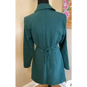 Abercrombie & Fitch Teal Mini Blazer Dress thumbnail 2
