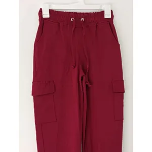 Faden Women’s Cargo Jogger Pants Burgundy Size Medium thumbnail 5