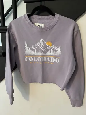 Hollister cropped sweatshirt thumbnail 1