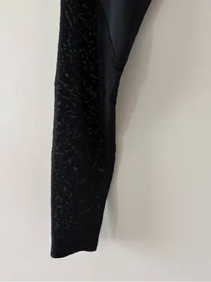 Beyond Yoga Cut It Close Mesh High Waisted Yoga Leggings Black Size M thumbnail 6