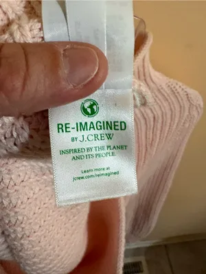 J. Crew Relaxed Rollneck Sweater in Sweet Blush thumbnail 7