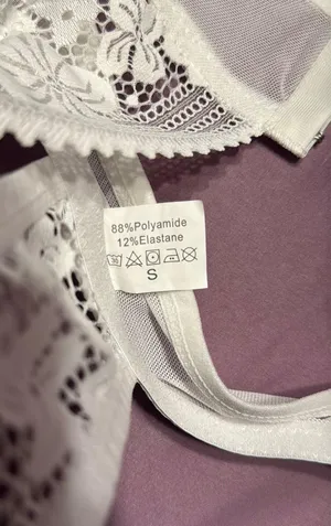 While Lace Bralette White thumbnail 4
