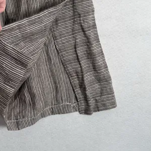 Anthropologie Ett Twa Pants Womens‎ 0 Brown White Wide Leg Striped Sailor Linen thumbnail 4