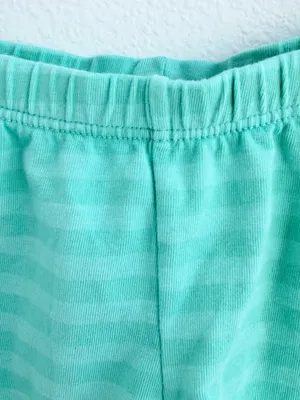 Brandy Melville Mint Green Striped Boyshort Shorts NWT thumbnail 2