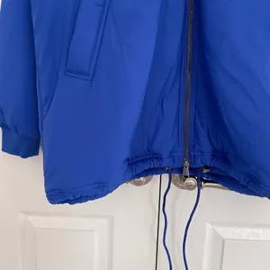 Free People Movement Midnight Moon Solid Bomber Jacket in Cobalt Blue thumbnail 6