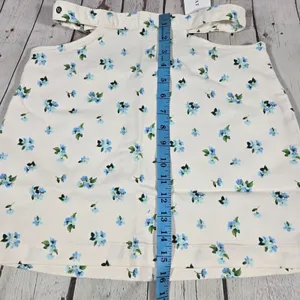 WeWoreWhat Cut Out Skirt Watercolor Ditsy Ivory Multi‎ Floral Mini WWDB94 Size S thumbnail 9