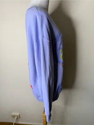 The Grinch Dr. Seuss Purple Christmas Themed Sweatshirt thumbnail 3