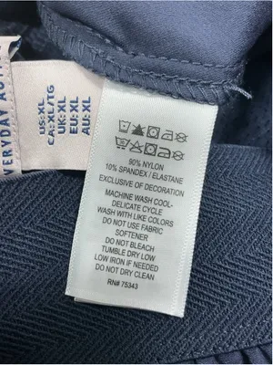 Womans NWT Tommy Bahama Everyday Pullon Active Pants XL Navy thumbnail 5
