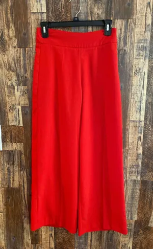 Gina Tricot Woman's Red Wide Leg Pants Size 6 thumbnail 1