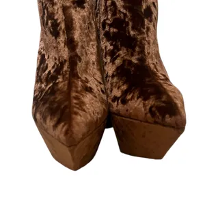 JEFFREY CAMPBELL Shego crushed velvet platform knee high boots NEW size 7.5 thumbnail 12
