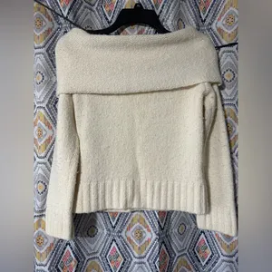 Anthropologie off the shoulder sweater thumbnail 8