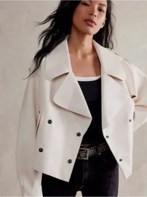 Free People Alexis vegan leather Jacket thumbnail 1