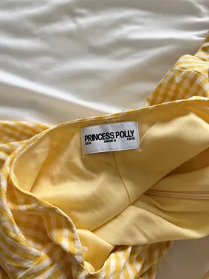 Princess Polly Yellow Gingham Dress  thumbnail 7