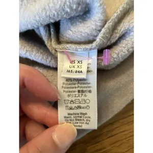 FP Movement Women's Gray Fleece Pullover Hoodie Logo Pockets Relaxed Fit XS thumbnail 5