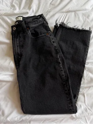 Abercrombie & Fitch Ankle Straight Ultra High Rise Curve Love thumbnail 3