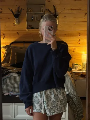 Boutique cropped sweatshirt Blue Size M thumbnail 2