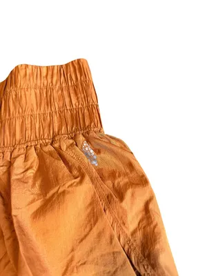 Free People Movement Rust Orange Smocked Dolphin Hem Shorts Boho X-Small Women's thumbnail 6