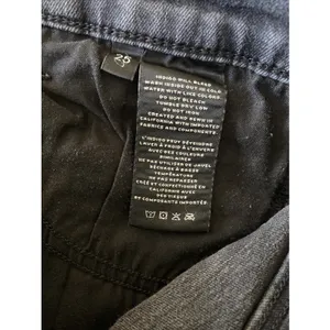 J Brand Low Rise Crop Skinny Womens Size 25 Black Mercy Distressed Jeans Edgy thumbnail 6