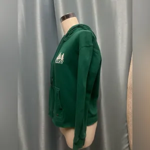 Roxy Forest Green Hoodie with Logo thumbnail 2