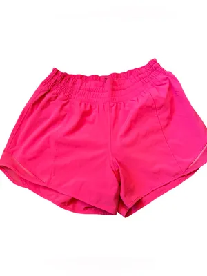 Lululemon Hotty Hot High-Rise Lined Shorts 4” Pink Size 8 thumbnail 2