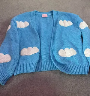 Blue cloud sweater Size M thumbnail 1