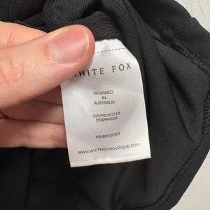 NWT White Fox Cut-Out Mini Dress Black Size Large thumbnail 4