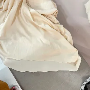 🔥🔥5 for $25🔥🔥 Lulus Sleeveless Tie Ribbon Shoulder Ruffled Cream Maxi Dress thumbnail 10