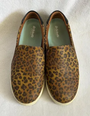 Dr. Scholl's Brown Leopard Slip thumbnail 1