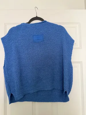 Knit summer top Blue thumbnail 3