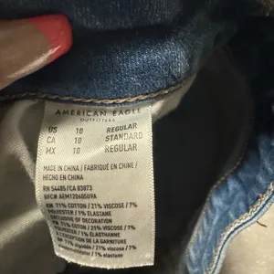 American Eagle Outfitters Blue Jeggings Skinny Fit thumbnail 4