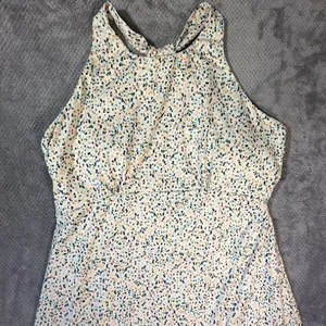 prAna Jewel Lake Dress Women’s L Birch Spots Built-In Bra Pockets Active Midi #7 thumbnail 3