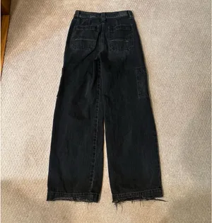 Black Cargo Jeans American Eagle thumbnail 2
