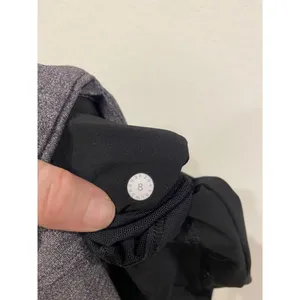 Lululemon On the Fly Jogger Pants Women 8 Gray Flecked Tapered Athletic Yoga Gym thumbnail 5