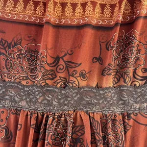Vintage Y2K 2000's Agenda Small S Top Babydoll Lace Woodland‎ Forrest Goblincore thumbnail 4