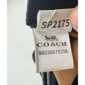 Coach Signature Lucy Crossbody‎ Bag Womens Small Brown Canvas Leather Buckle thumbnail 8