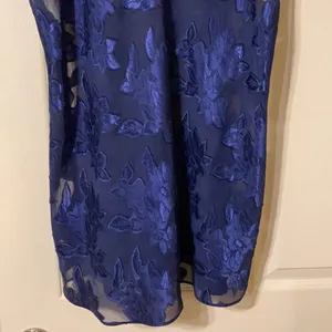Vintage Angelique sheer floral silky nightgown thumbnail 3