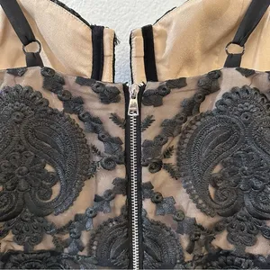 Bebe x Naven Women’s Bustier Crisscross Cocktail‎ Mini Dress Size 4 thumbnail 12