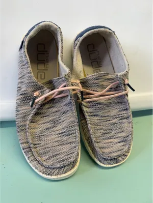 Hey Dude Wendy Sox Light Pink Casual Shoes Size US 9 / EU 40 thumbnail 2