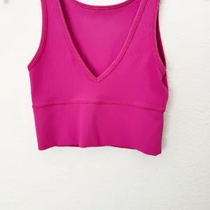 [Lululemon] Sonic Pink Power Pivot Ribbed Reversible Cropped Workout Tank Size 2 thumbnail 7