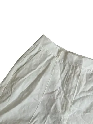ANINE BING Candice White High Rise Linen Blend Shorts Size 40 US 10 thumbnail 9