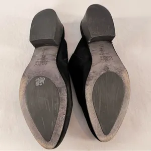 Eileen Fisher Sylvia Suede Block Heel Slip On Mules in Black Size‎ 9 thumbnail 7