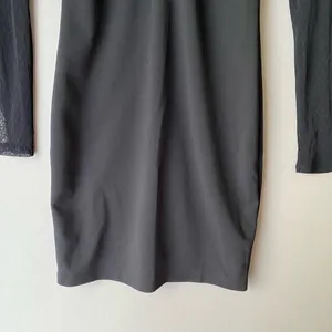 Lulu’s size small goth Victorian neckline‎ sheer mini dress thumbnail 5