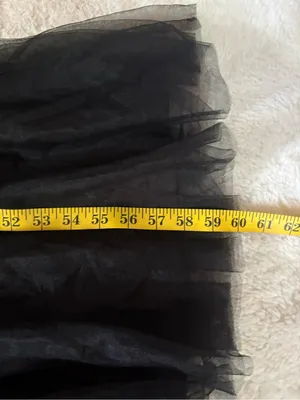 Lulus Enticing Mystique Black Tulle Tie-Strap Tiered Maxi Dress Size Small NWT thumbnail 9