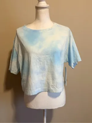 NWT Lululemon Organic cotton relaxed short sleeve tee shirt size large thumbnail 2