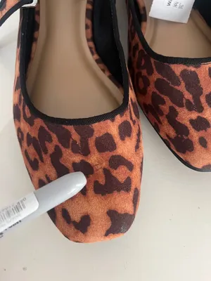 New Time And Tru Women’s Leopard Print Mary Jane Flats Shoes Size 7 NWT thumbnail 3