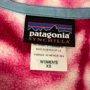 Patagonia Synchilla Tie Die Snap Pullover Pink Diamond thumbnail 2