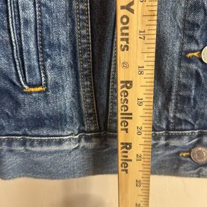 Levi’s Classic Denim Y2K button up‎ Jacket pockets size XS cute 90s style thumbnail 7