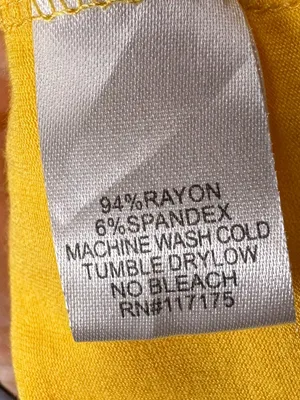 Beach Break Jersey Tiered Midi Sundress in Yellow Size Large thumbnail 8
