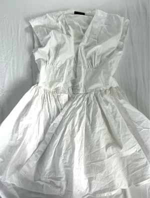 ZARA White Dress Mini thumbnail 1